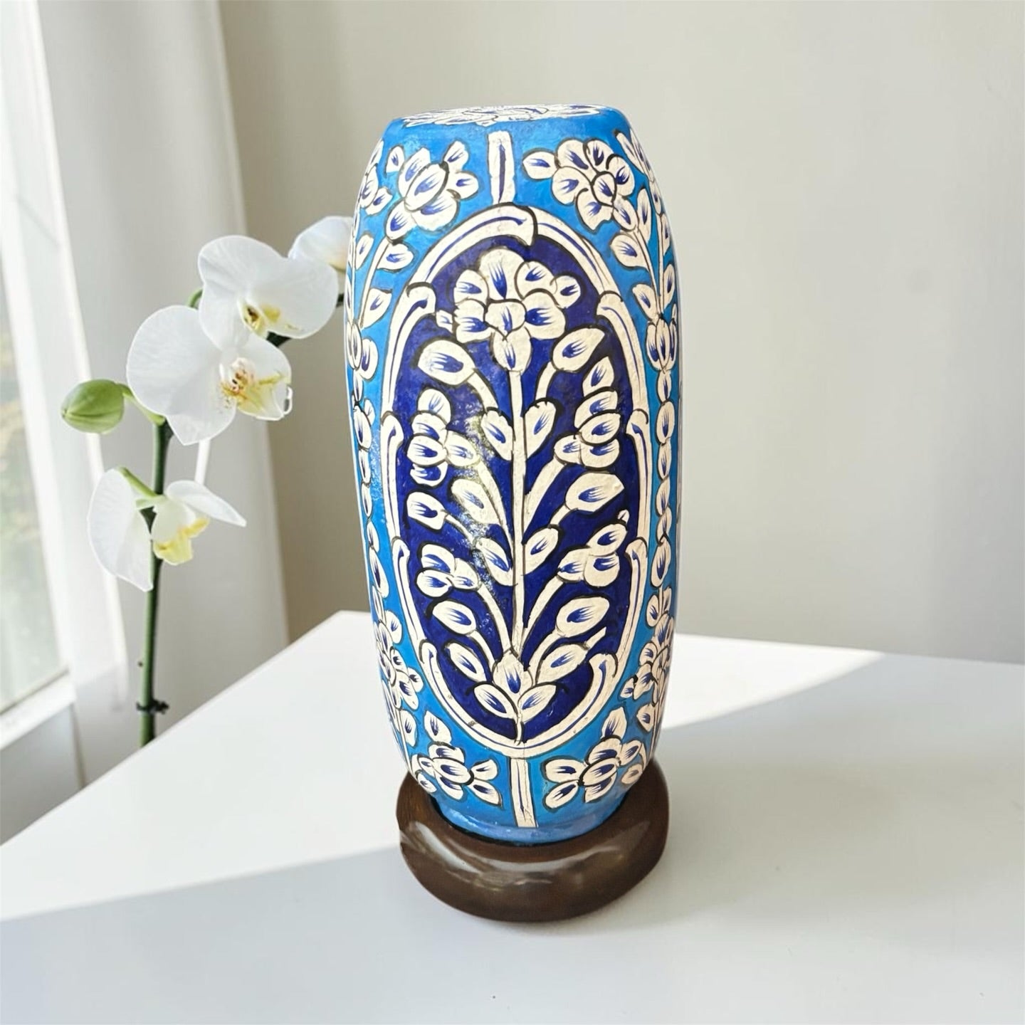 Bottle Shaped Camel Skin Lamp
