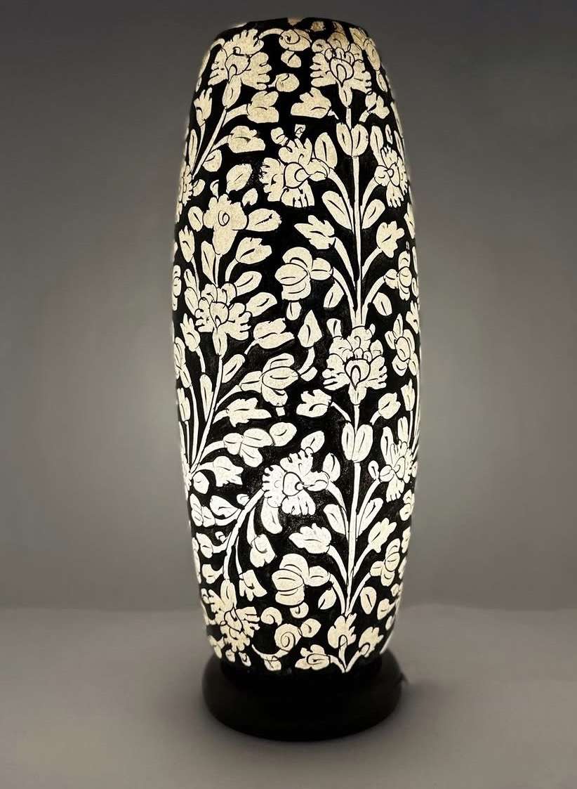 Bottle Shaped Camel Skin Lamp
