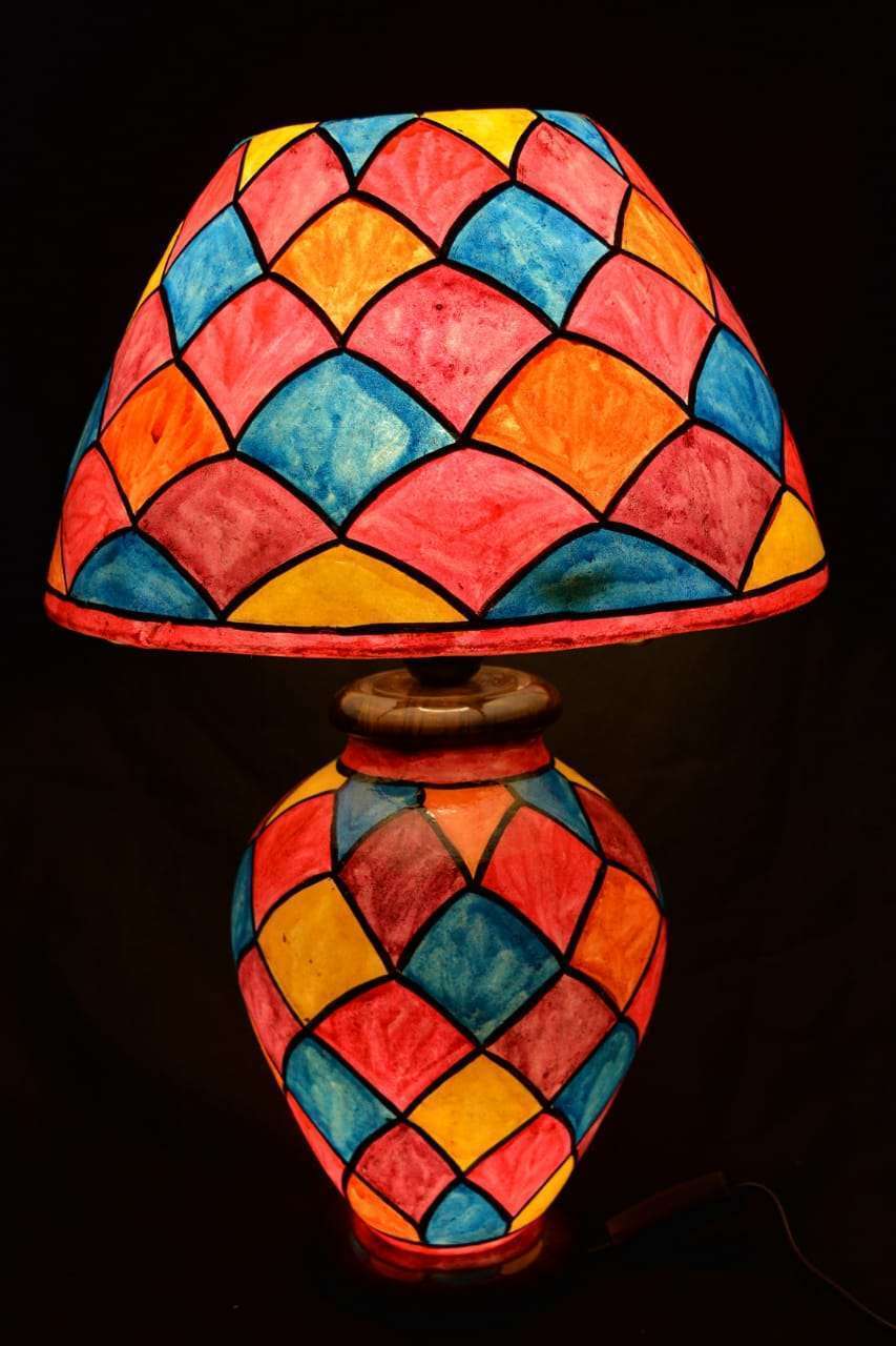 Colorful Camel Skin Lampshade
