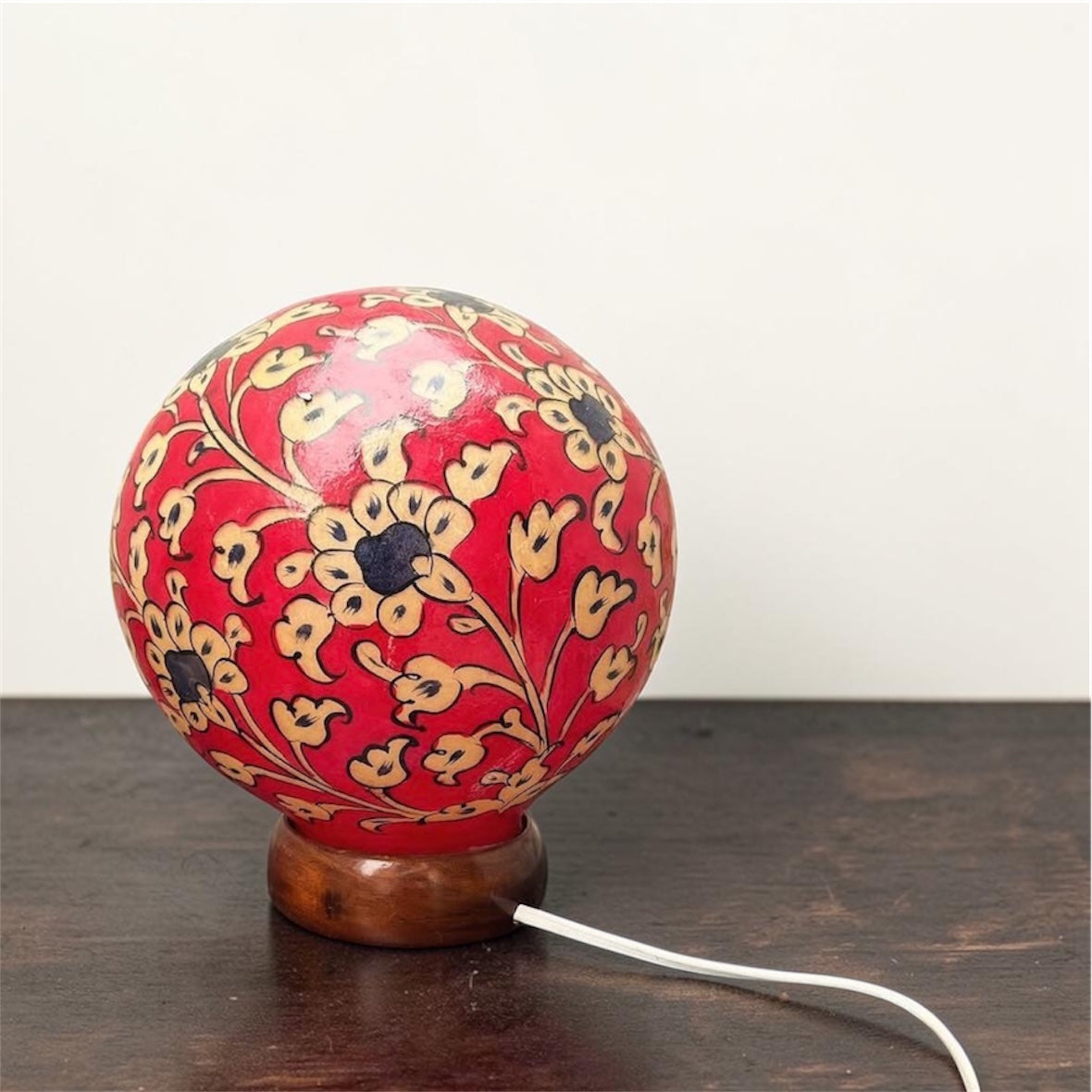 Camel Skin Round Lamp