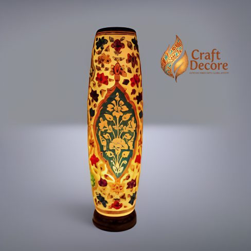 Bottle Shaped Camel Skin Lamp