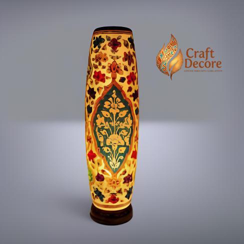 Bottle Shaped Camel Skin Lamp