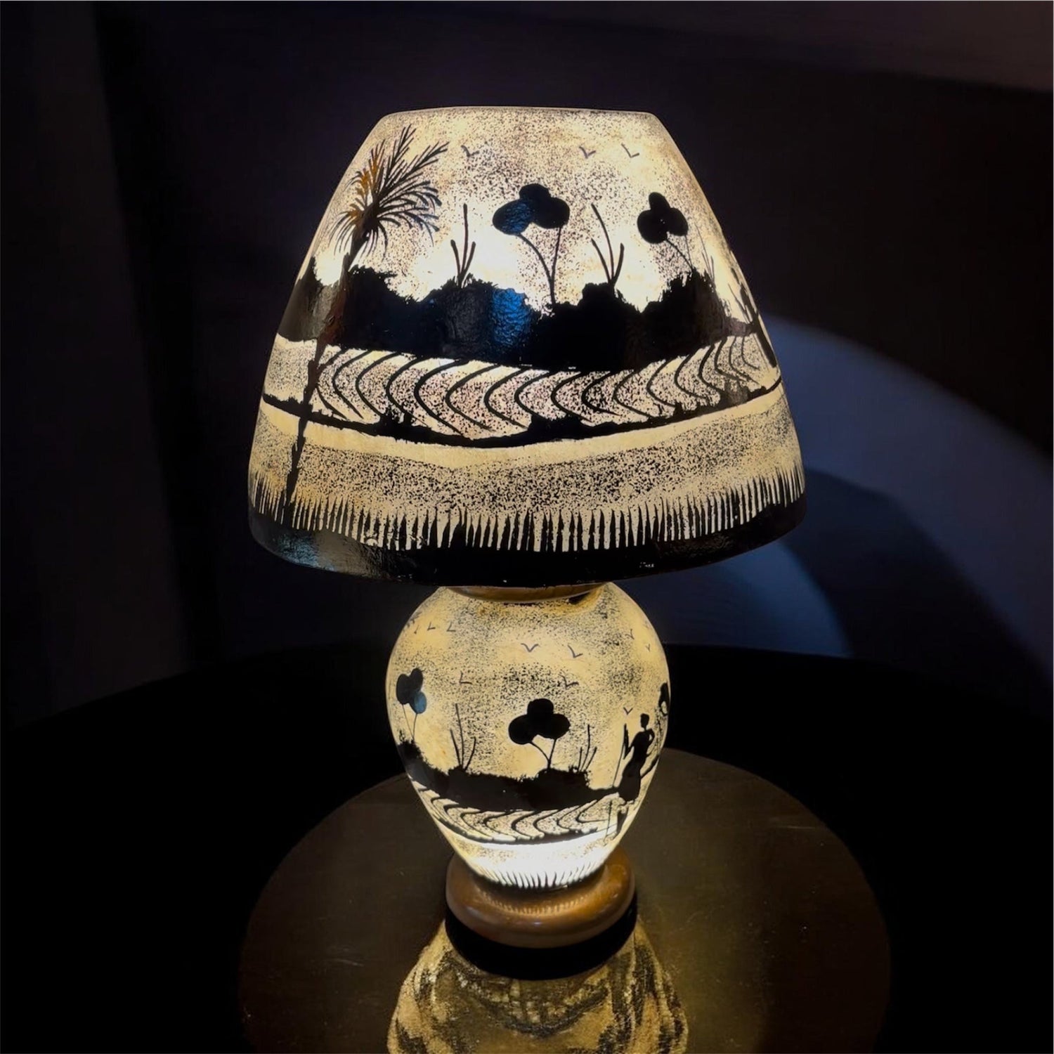 Camel Skin Lampshade