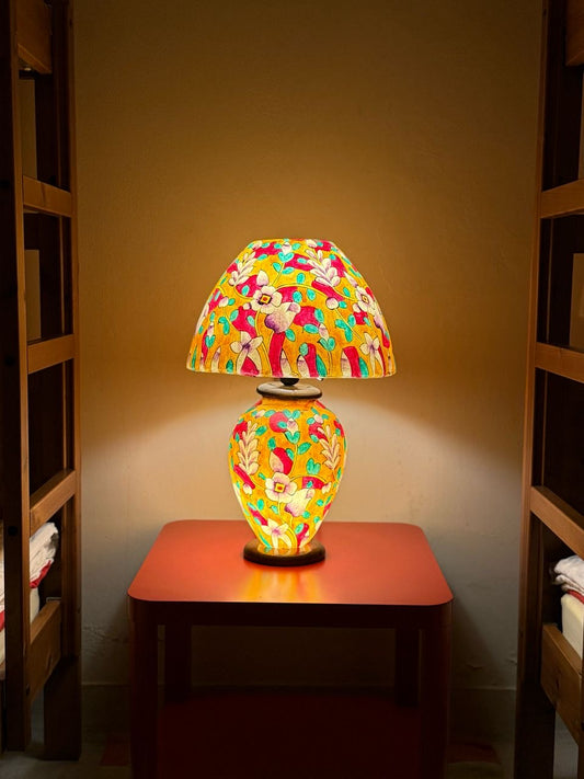 Rome Camel Skin Bottle Lamp