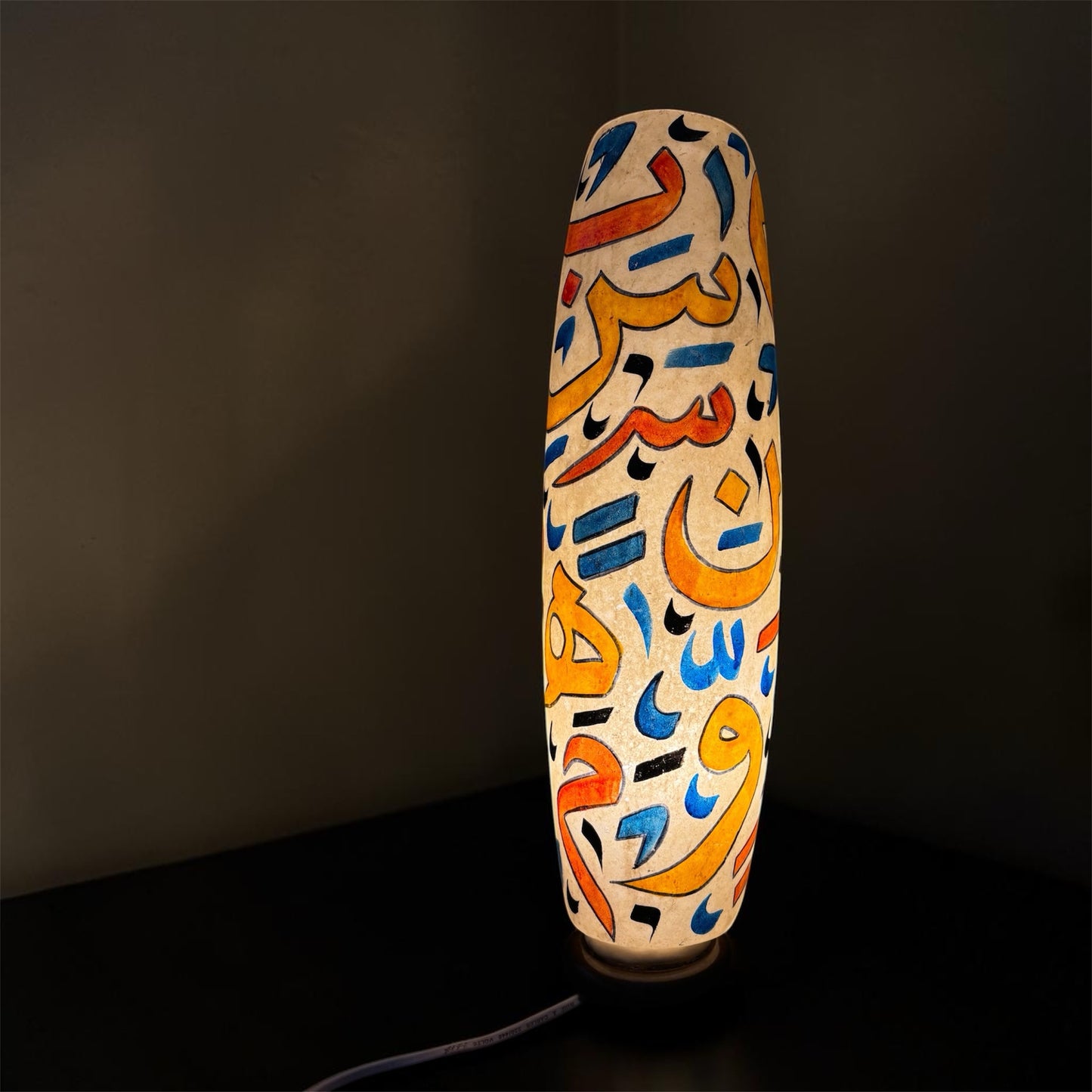 Bottle Shaped Camel Skin Lamp