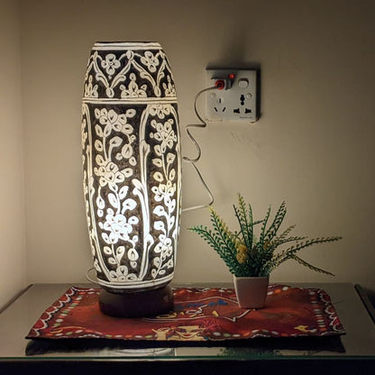 Bottle Shaped Camel Skin Lamp