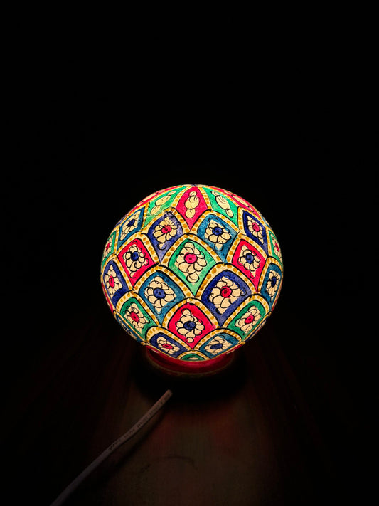 Camel Skin Round Lamp