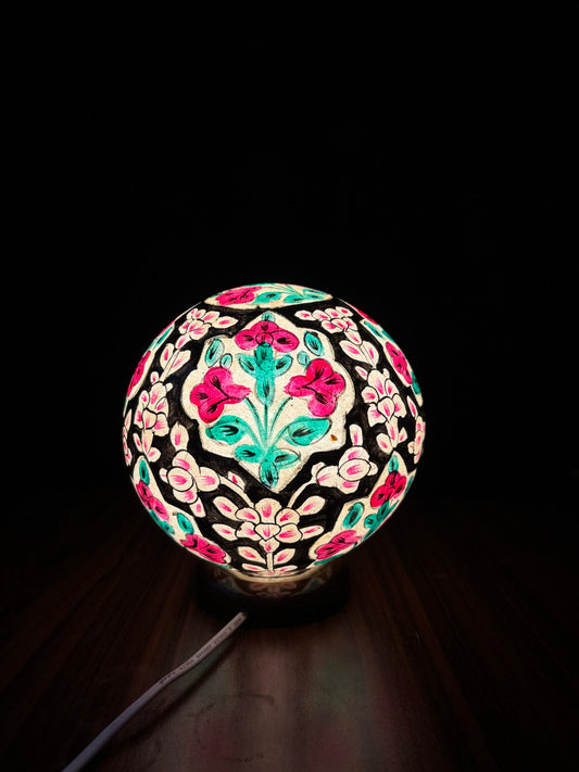Camel Skin Round Lamp