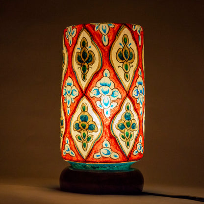 Camel Skin Glass Lamp