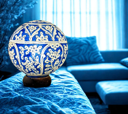 Camel Skin Round Lamp