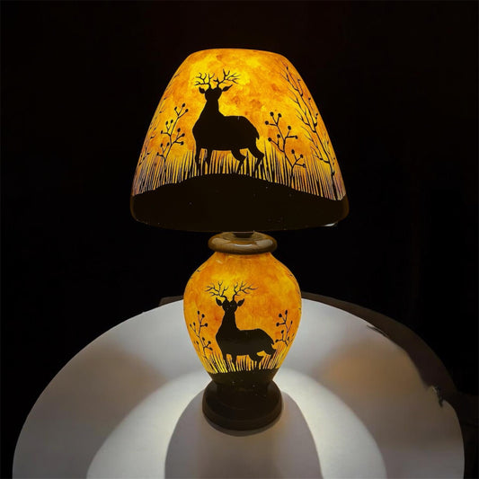 Deer Camel Skin Lampshade