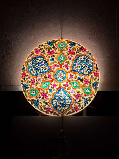 Camel Skin Wall Plate Lamp