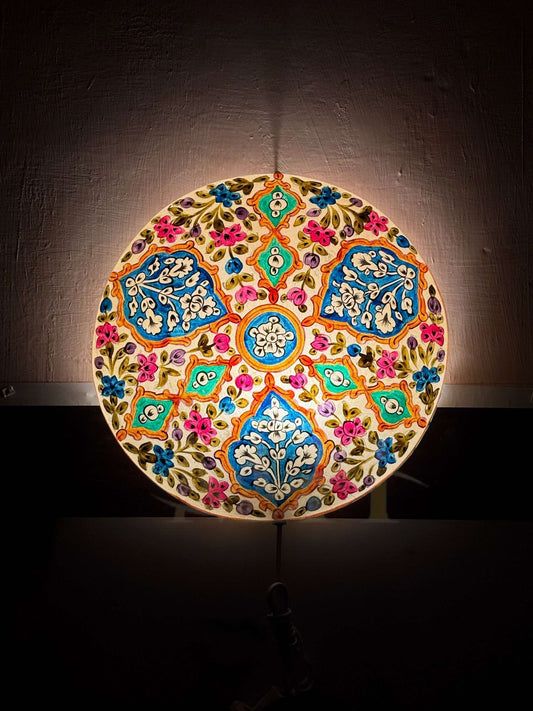 Camel Skin Wall Plate Lamp