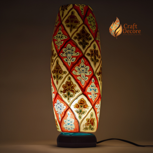 Bottle Shaped Camel Skin Lamp
