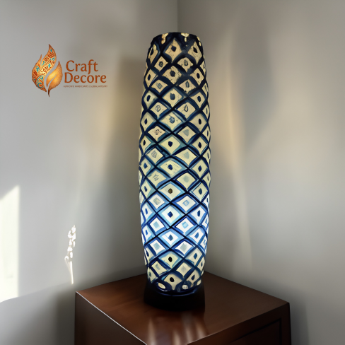 Bottle Shaped Camel Skin Lamp