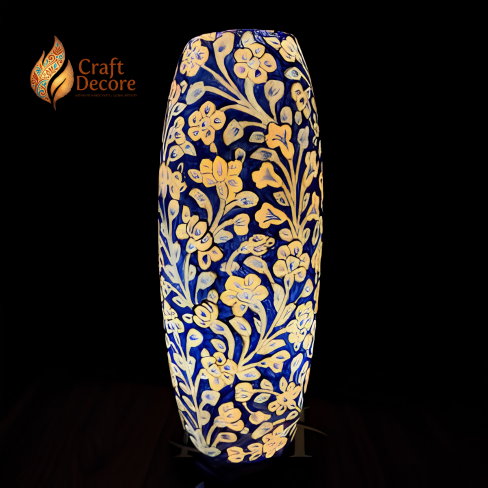 Bottle Shaped Camel Skin Lamp