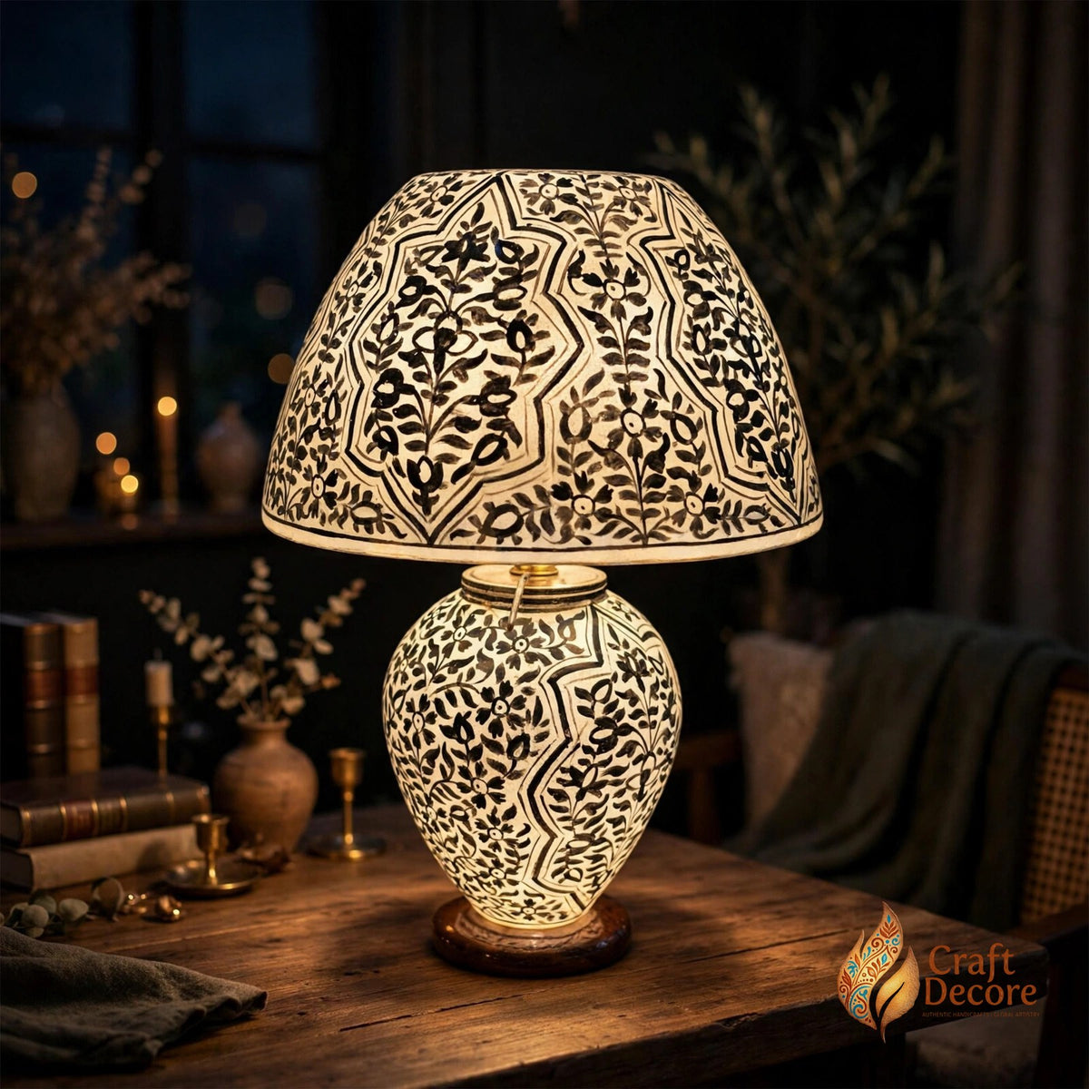 Black Camel Skin Lampshade