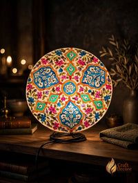Camel Skin Wall Plate Lamp