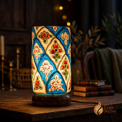 Camel Skin Glass Lamp