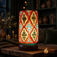 Camel Skin Glass Lamp