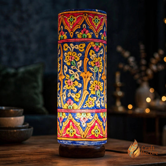 Camel Skin Glass Lamp