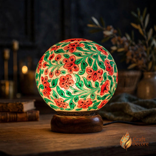 Camel Skin Round Lamp