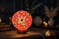Camel Skin Round Lamp