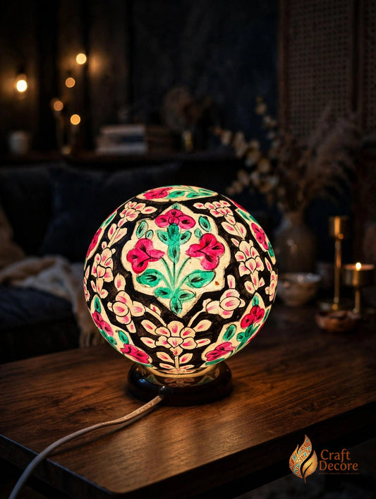 Camel Skin Round Lamp