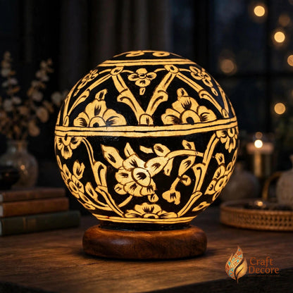 Camel Skin Round Lamp