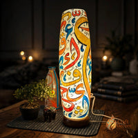 Bottle Shaped Camel Skin Lamp