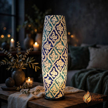 Bottle Shaped Camel Skin Lamp