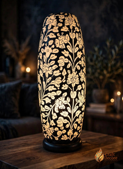 Bottle Shaped Camel Skin Lamp