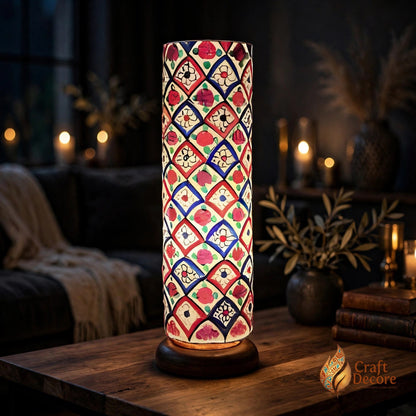 Bottle Shaped Camel Skin Lamp