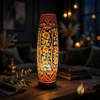 Bottle Shaped Camel Skin Lamp