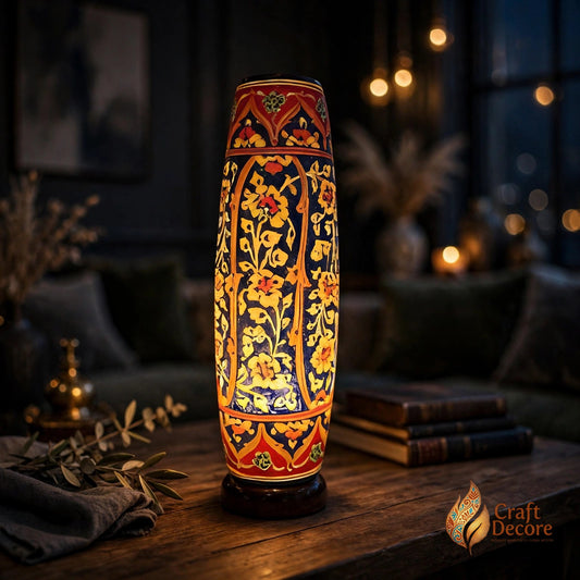 Bottle Shaped Camel Skin Lamp
