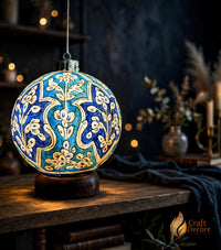Camel Skin Round Lamp
