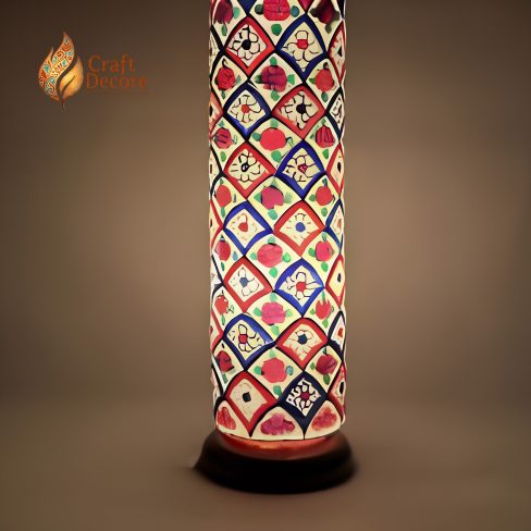 Bottle Shaped Camel Skin Lamp