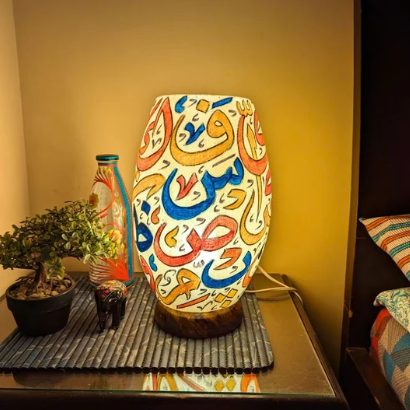 Bottle Shaped Camel Skin Lamp