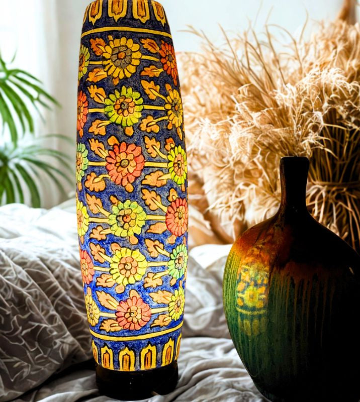 Bottle Shaped Camel Skin Lamp