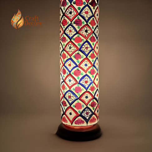 Bottle Shaped Camel Skin Lamp